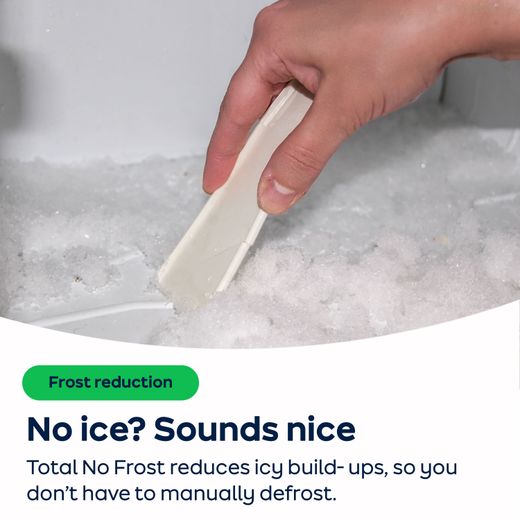 Candy Integrated 70/30 Total No Frost Fridge Freezer with Sliding Kit - White - AO Annotation - Total No Frost